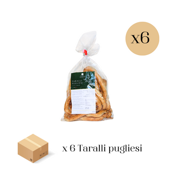 Confezione n.6 Taralli pugliesi fatti a mano